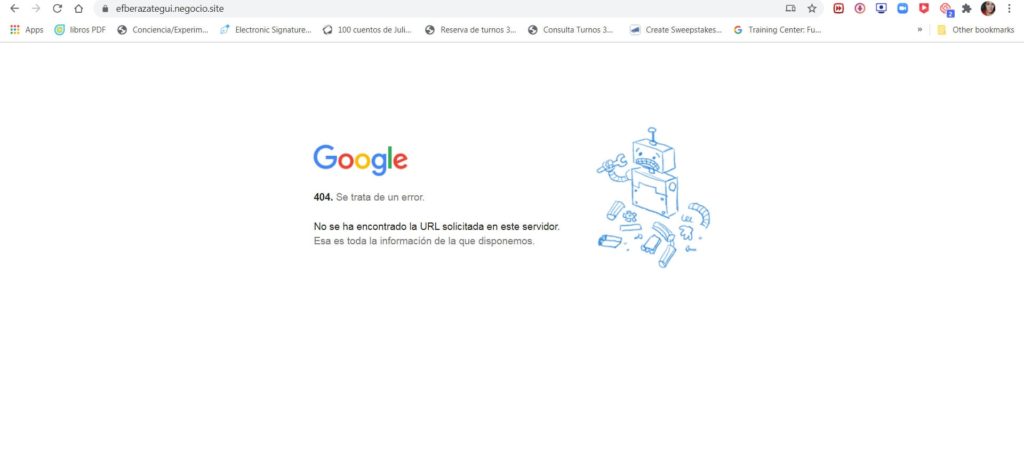 error 404