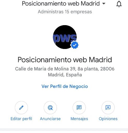 actualizar tu ficha de google my business editar perfil en app