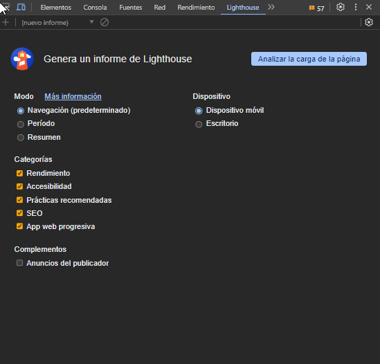 google lighthouse
