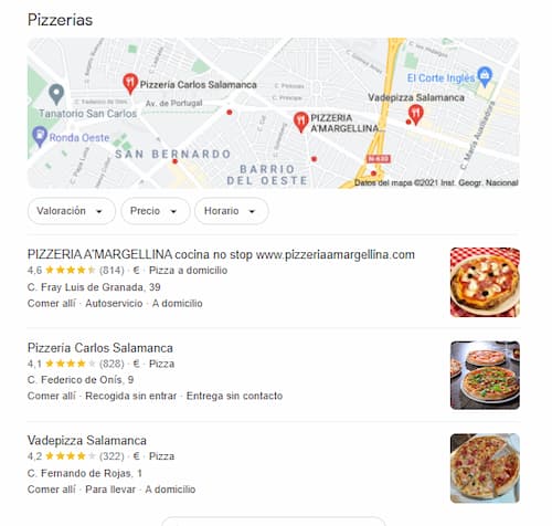 serp resultados locales